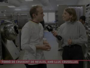 Entrevista de Lluc Crusellas a l'obrador d'Eukarya per TV3